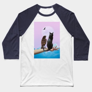 The cat love Baseball T-Shirt